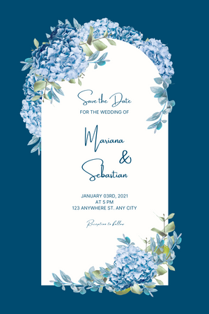 Custom Printed Wedding Tea Towel Invitations