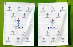 Legacy Australia tea towel printed on organic cotton, designed as a gift for veteran families.