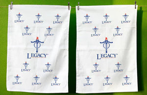 Legacy Australia tea towel printed on organic cotton, designed as a gift for veteran families.