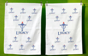 Legacy Australia tea towel printed on organic cotton, designed as a gift for veteran families.