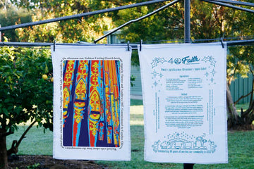 Custom printed organic cotton tea towels | Eco-friendly promotional idea
