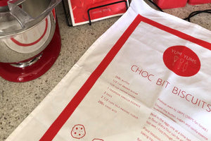 Custom printed recipe tea towel | Design your own personalised products