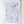 Tea towel with blue Australian animal and nature pattern on a white background