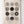 Natural cotton tea towel with circle print