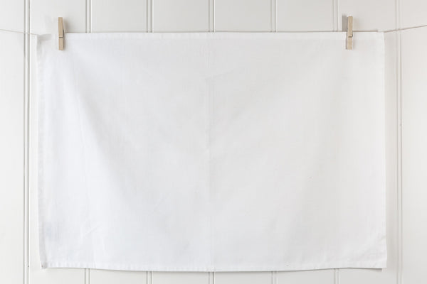 Custom Printed Organic Cotton Tea Towels. Personalised business eco-friendly products & merchandise 