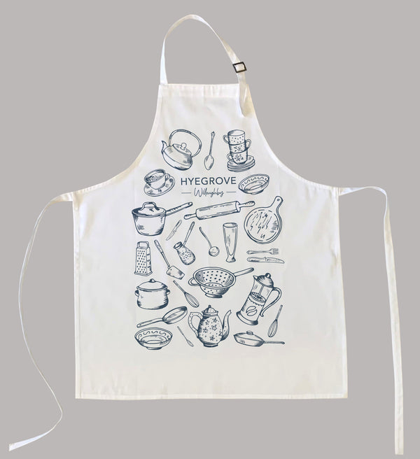 Custom printed organic cotton aprons | Eco-friendly screen printed products Australia