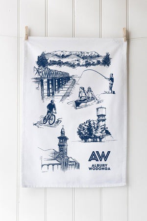 Tourism Printed Tea Towels | Custom Designed Products Australia