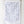 White tea towel with blue wedding icons hanging on a wooden rack against a white wall.